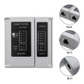 Qoltec Tester sieci kablowych | RJ45 | RJ12 - 1786324