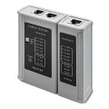Qoltec Tester sieci kablowych | RJ45 | RJ12 - 1793246