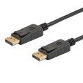 Kabel DisplayPort v1.2 Savio CL-137 (M/M) 3m czarny - 738743