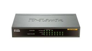 Switch niezarządzalny D-Link DES-1008PA 8x10/100 Mb/s 4xPoE