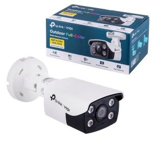 Kamera TP-LINK VIGI C340(6mm), Zewnętrzna, w pełni kolorowa kamera sieciowa VIGI typu Bullet, 4MP, Niezawodna klasa szczelności IP66 zapewnia stabilne działanie w warunkach panujących na zewnątrz budy