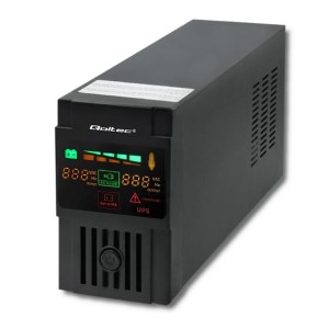 Zasilacz awaryjny UPS Qoltec 600VA | 360W | LCD | USB