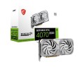 Karta VGA MSI GeForce RTX 4070 SUPER 12G VENTUS 2X WHITE OC 12 GB GDDR6X 192-bit HDMI+3xDP PCIe4.0 - 1793093