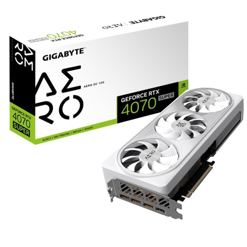 Karta VGA Gigabyte GeForce RTX 4070 Super AERO OC 12GB GDDR6X 192bit HDMI+3xDP PCIe4.0 - 1793109