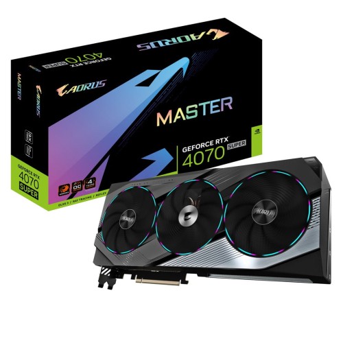 Karta VGA Gigabyte AORUS GeForce RTX 4070 Super Master 12GB GDDR6X 192bit HDMI+3xDP PCIe4.0 - 1793136