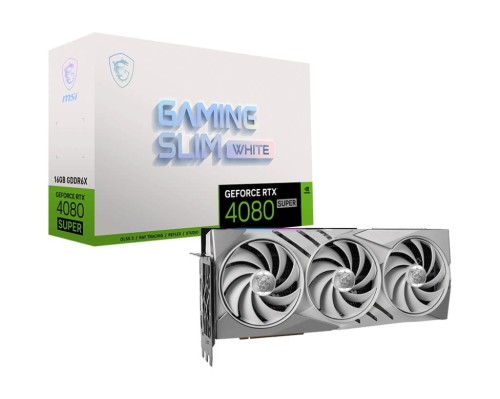Karta graficzna MSI GeForce RTX 4080 SUPER 16GB GAMING X SLIM WHITE - 1803815