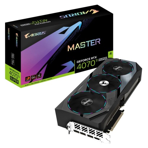 Karta graficzna Gigabyte AORUS GeForce RTX 4070 Ti SUPER MASTER 16GB - 1796962