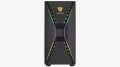 Aerocool Cronus Midi-Tower, ARGB, Tempered Glass - schwarz - 1801831