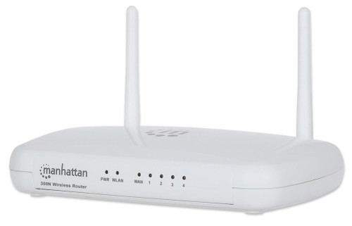 Router bezprzewodowy Manhattan 525466 N300 4xLAN, 1x WAN, QoS - 1670283