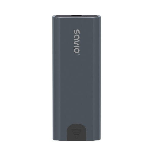 Obudowa na dysk M.2 SDD NVMe SAVIO AK-67, USB 3.1 Gen.2, 10 Gbps, szara - 1734001