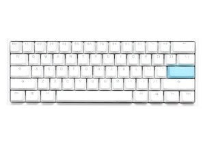 Ducky One 2 Mini Gaming Tastatur, MX-Black, RGB-LED - weiß