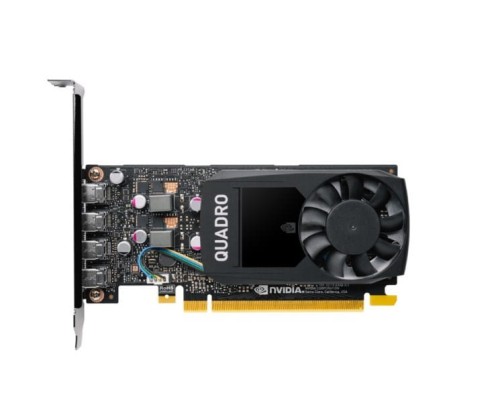 Karta graficzna PNY Quadro P1000 V2 LowProfile, 4 GB GDDR5, PCIe  3.0 x16,  4x Mini DP 1.4, LP bracket, small box - 1757945