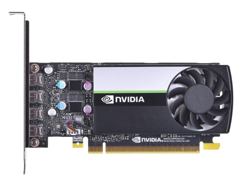 Karta graficzna PNY NVIDIA T1000 4GB, GDDR6, 4x DisplayPort, PCI Express 3.0, LP - ATX bracket, Bulk - 1590295
